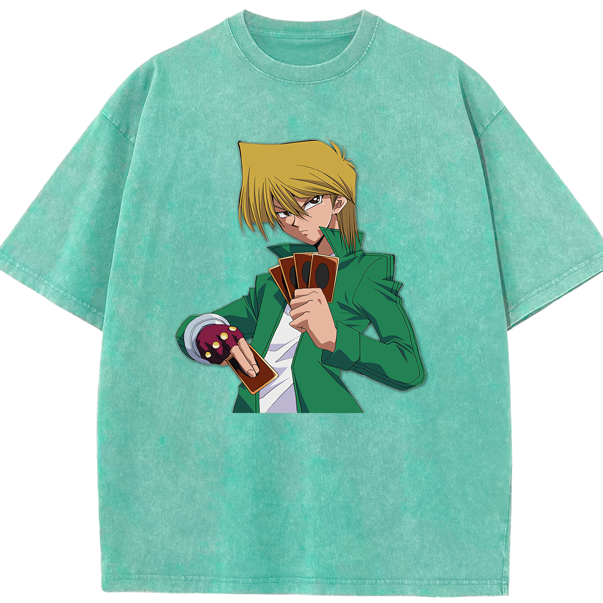 （画像用） 遊☆戯☆王 Yu-Gi-Oh! 綿100% ヴィンテージ風 半袖Tシャツ（フロントプリント）